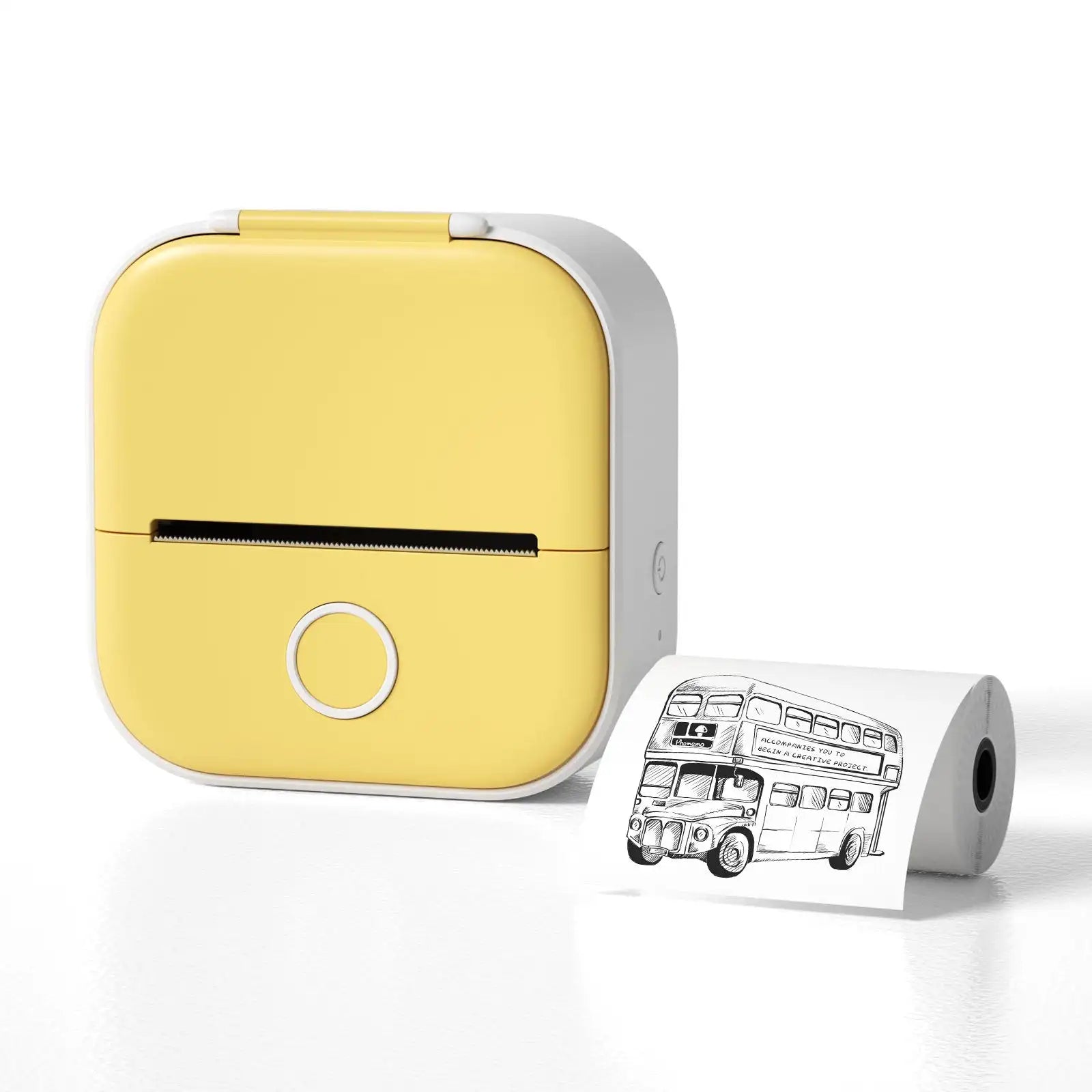 Mini Pocket Printer, Portable Mini Thermal Printer, Wireless Bluetooth Photo Printer, Portable Sticker Printer Diy Scrapbook